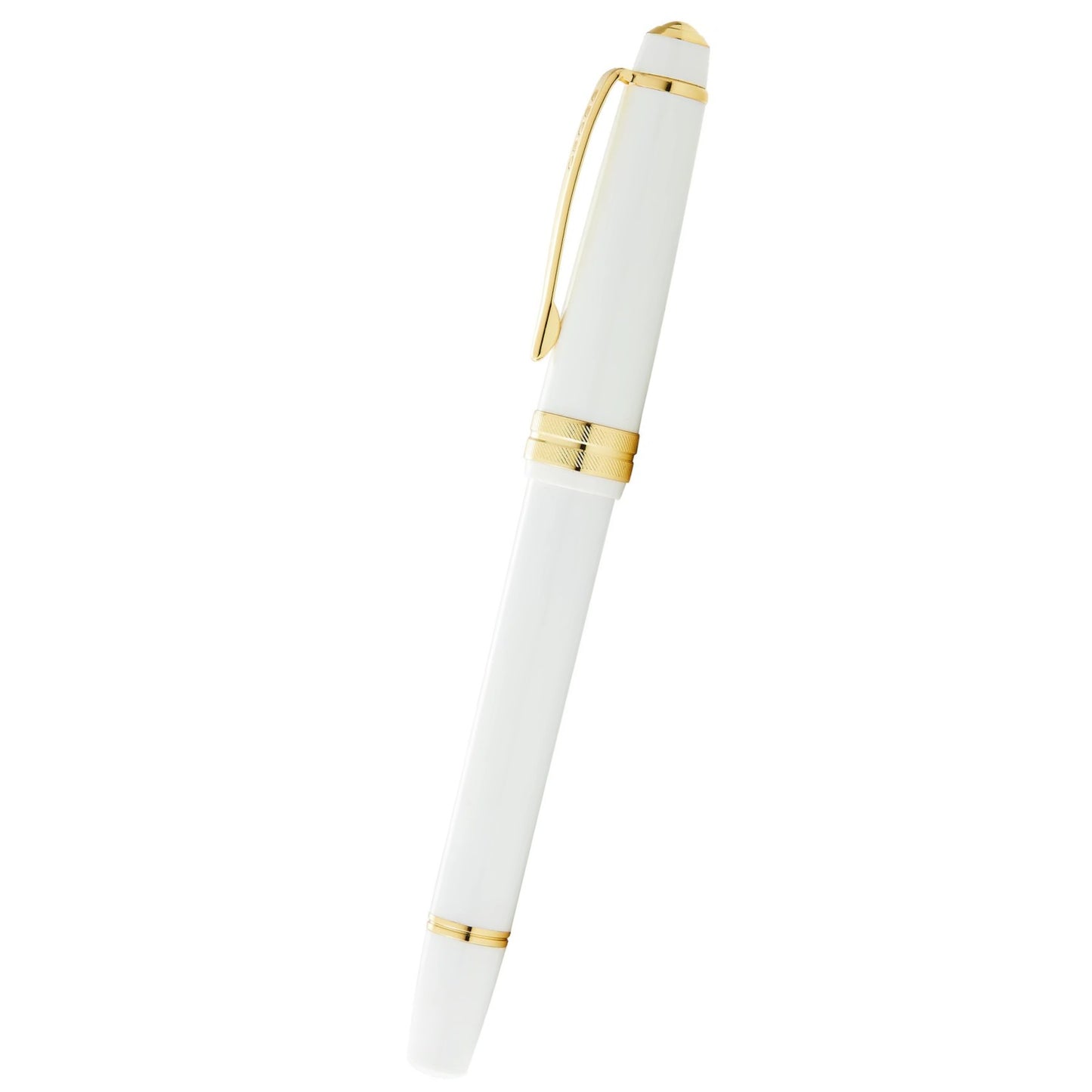 Cross Bailey Light™ Polished White Resin and Gold Tone Fine Nib Fountain Pen