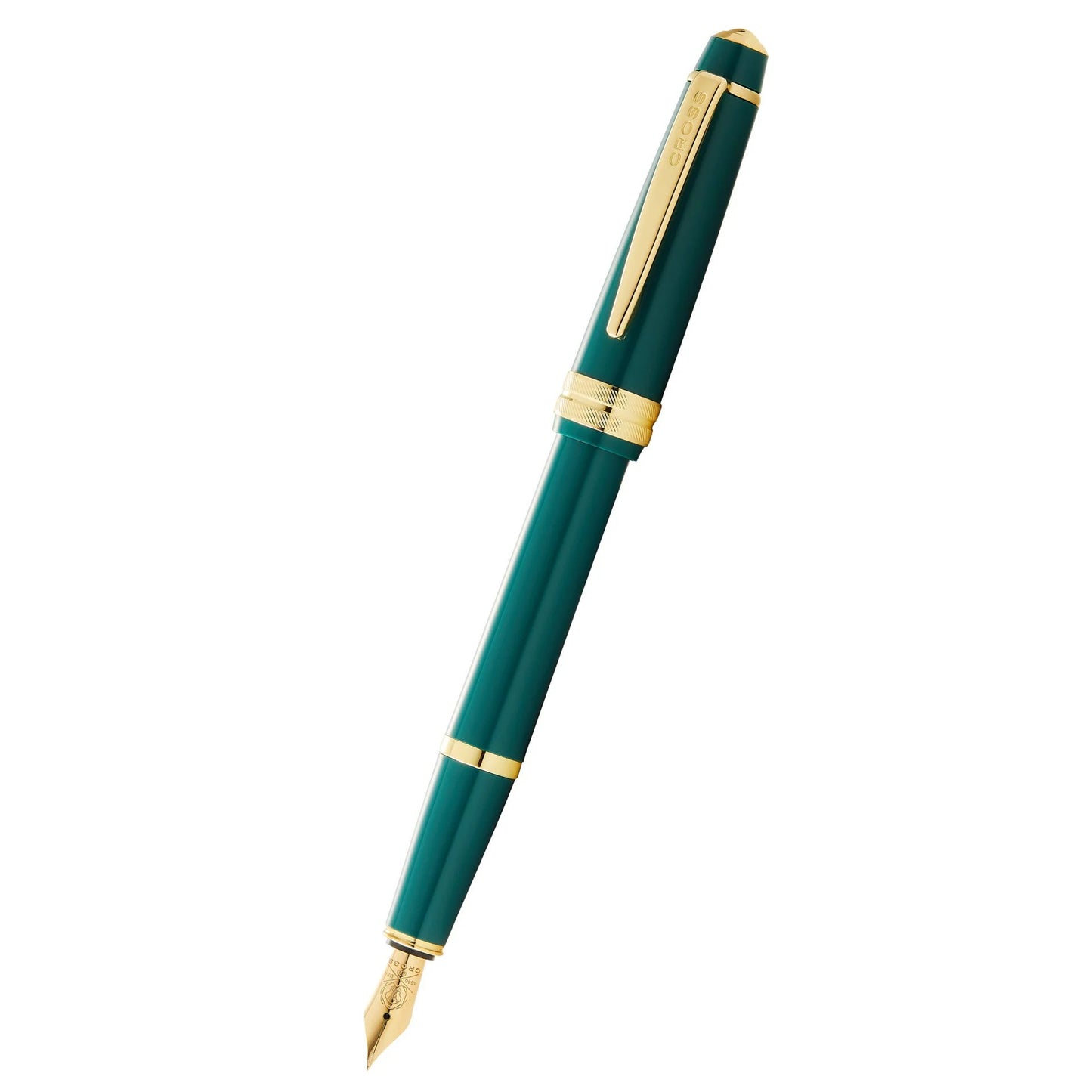 Cross Bailey Light™ Polished Green Resin and Gold Tone Fine Nib Fountain Pen
