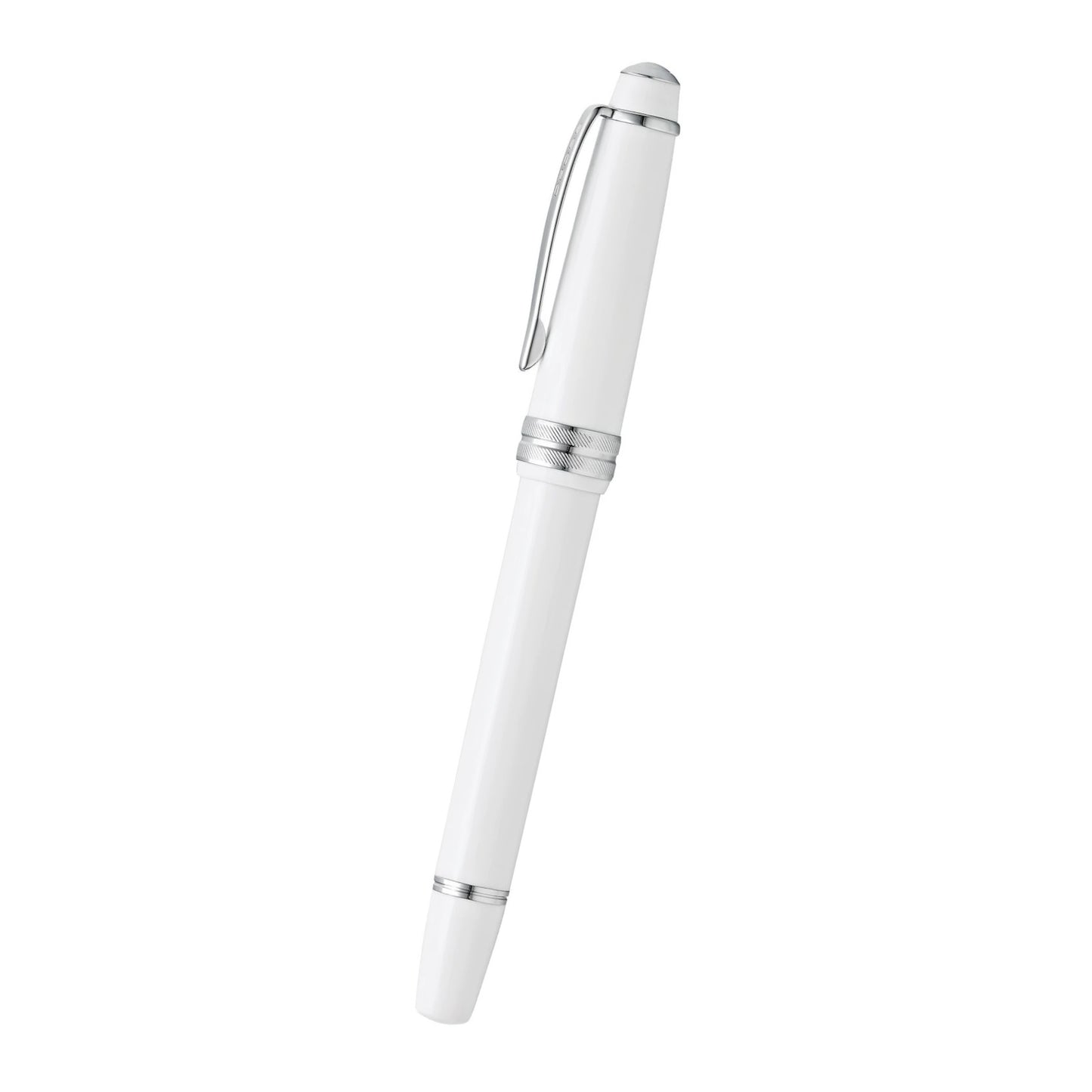 Cross Bailey Light™ Polished White Resin with Polished Chrome Appointments and Fine Nib Fountain Pen
