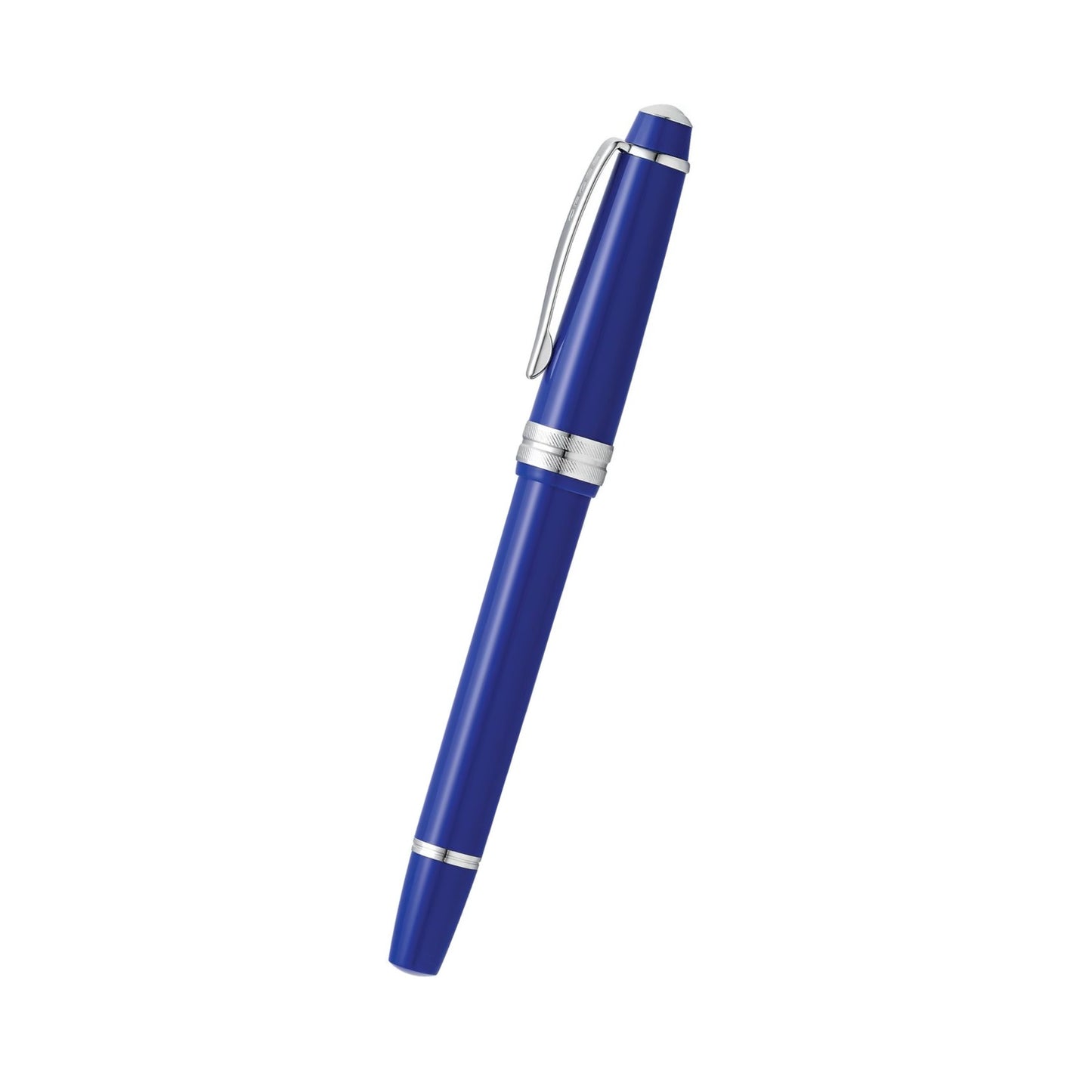 Cross Bailey Light™ Polished Blue Resin with Polished Chrome Appointments and Fine Nib Fountain Pen