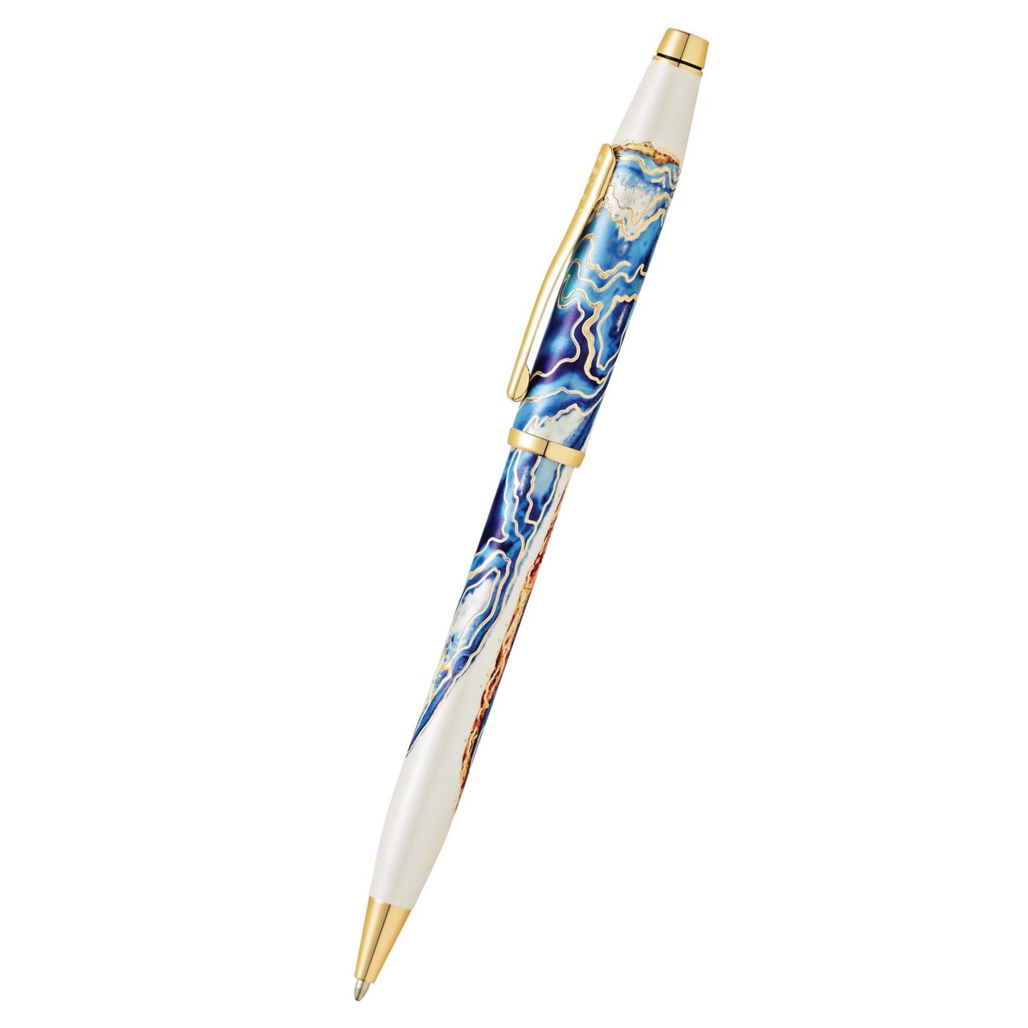 CrossWanderlust Malta with Gold-Plated Engravings and Appointments Ballpoint Pen