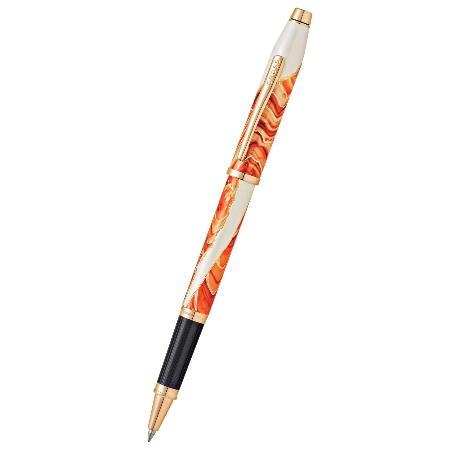 Cross Wanderlust Antelope Canyon with Gold-Plated Engravings and Rose Gold PVD Appointments Rollerball Pen