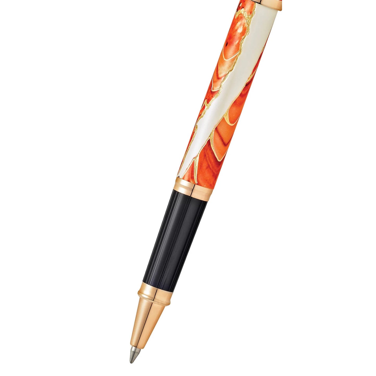 Cross Wanderlust Antelope Canyon with Gold-Plated Engravings and Rose Gold PVD Appointments Rollerball Pen