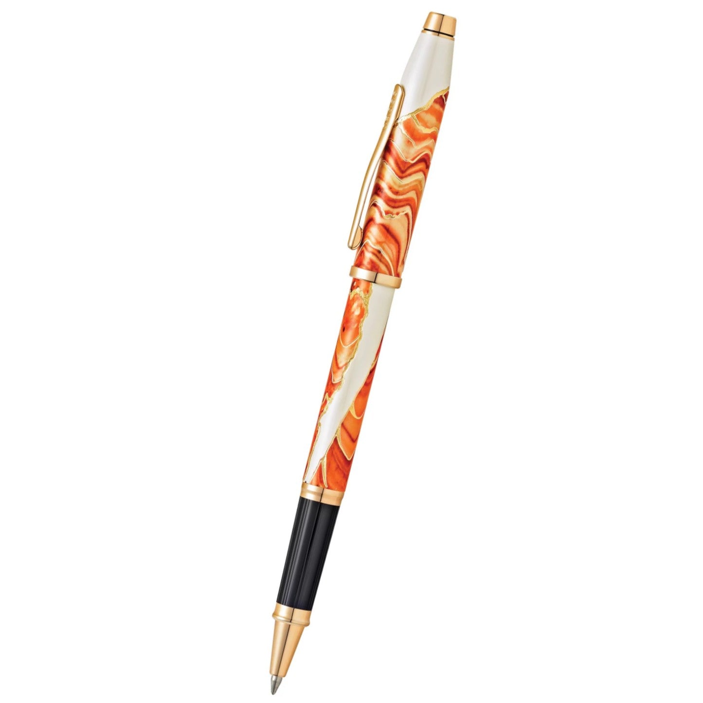 Cross Wanderlust Antelope Canyon with Gold-Plated Engravings and Rose Gold PVD Appointments Rollerball Pen