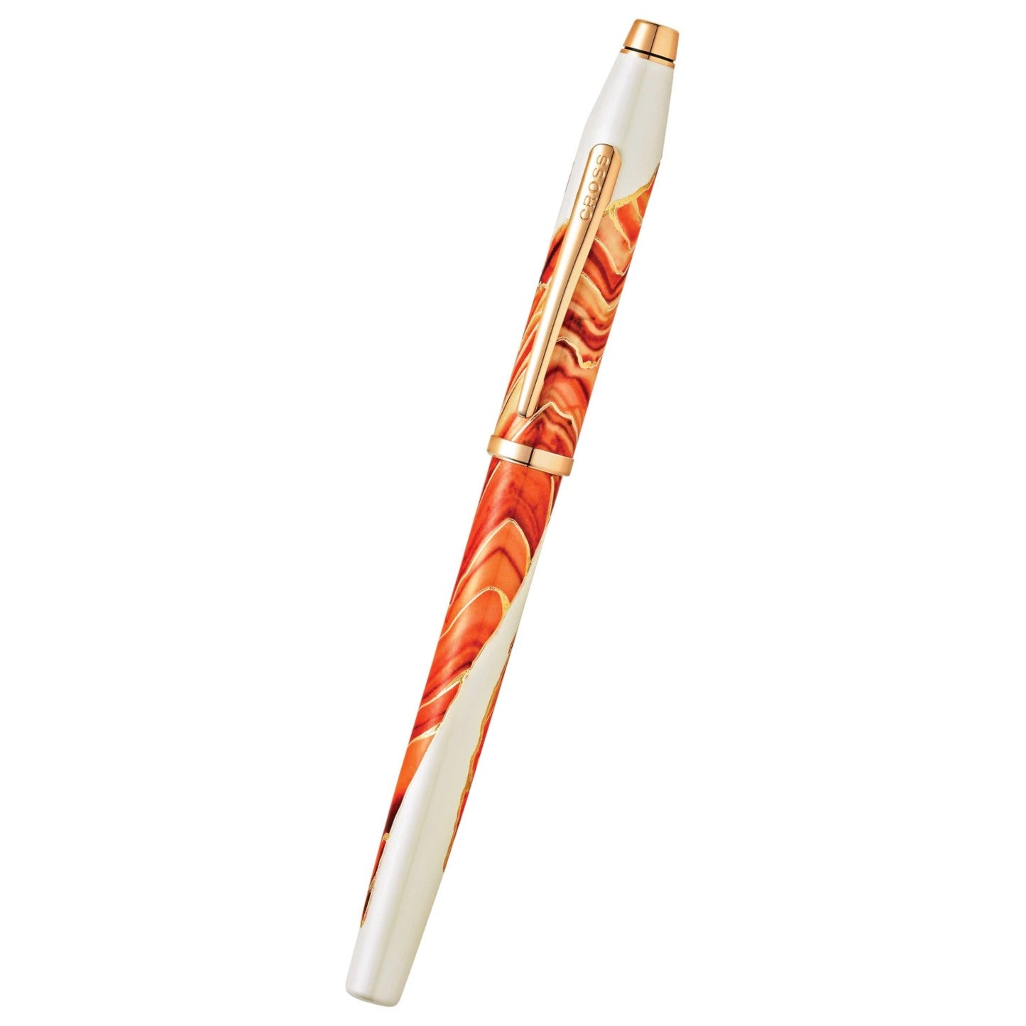 Cross Wanderlust Antelope Canyon with Gold-Plated Engravings and Rose Gold PVD Appointments Rollerball Pen