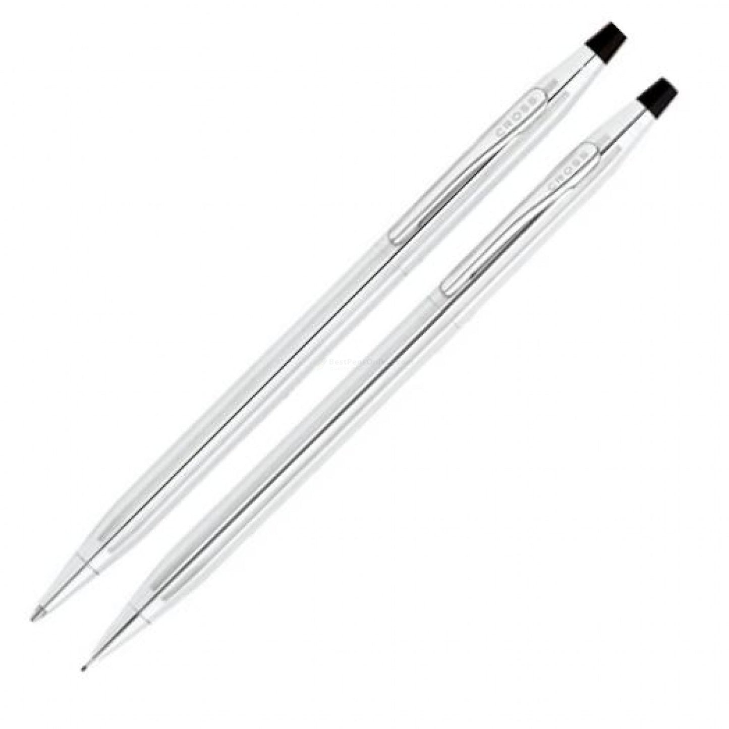 At Cross Classic Century Lustrous Chrome Ballpoint Pen And 0.5MM Pencil Set