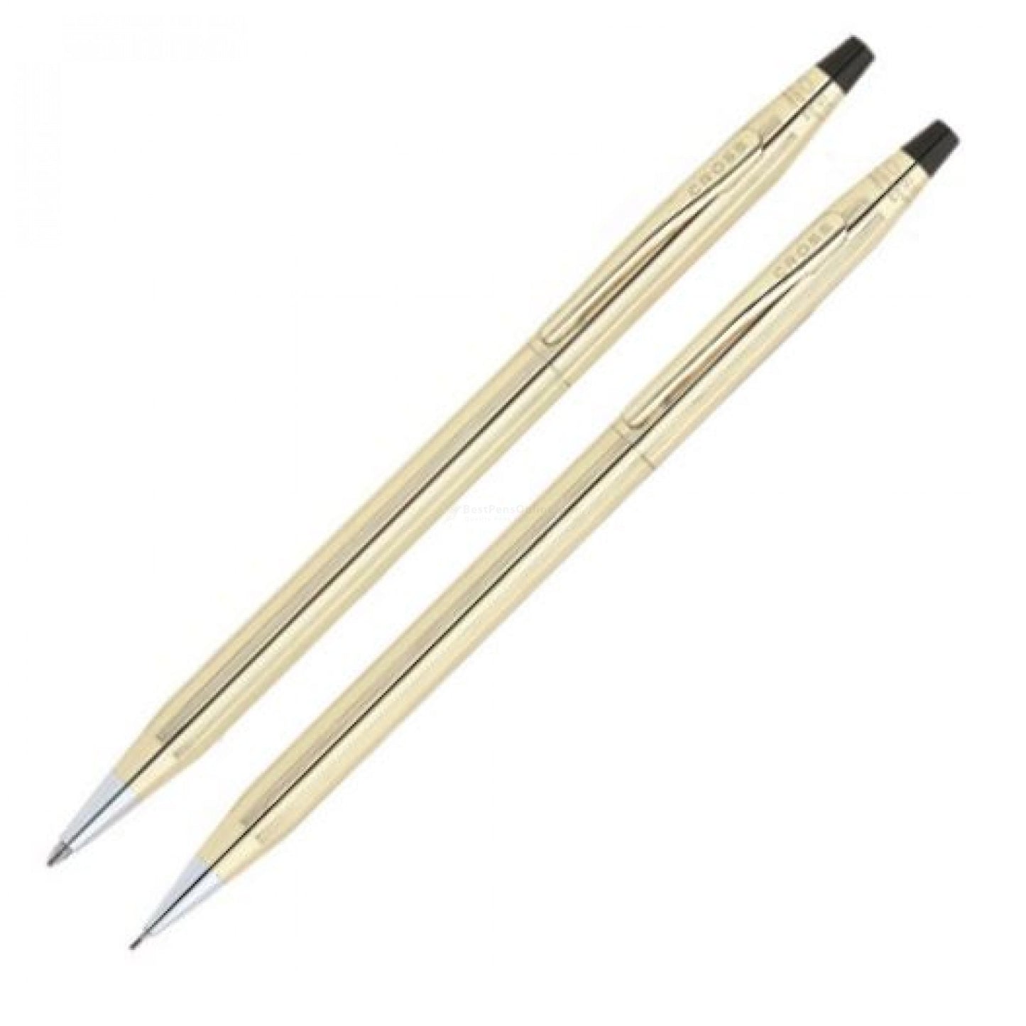At Cross Classic Century 10 Karat Gold Filled Ballpoint Pen And 0.5Mm Pencil Set