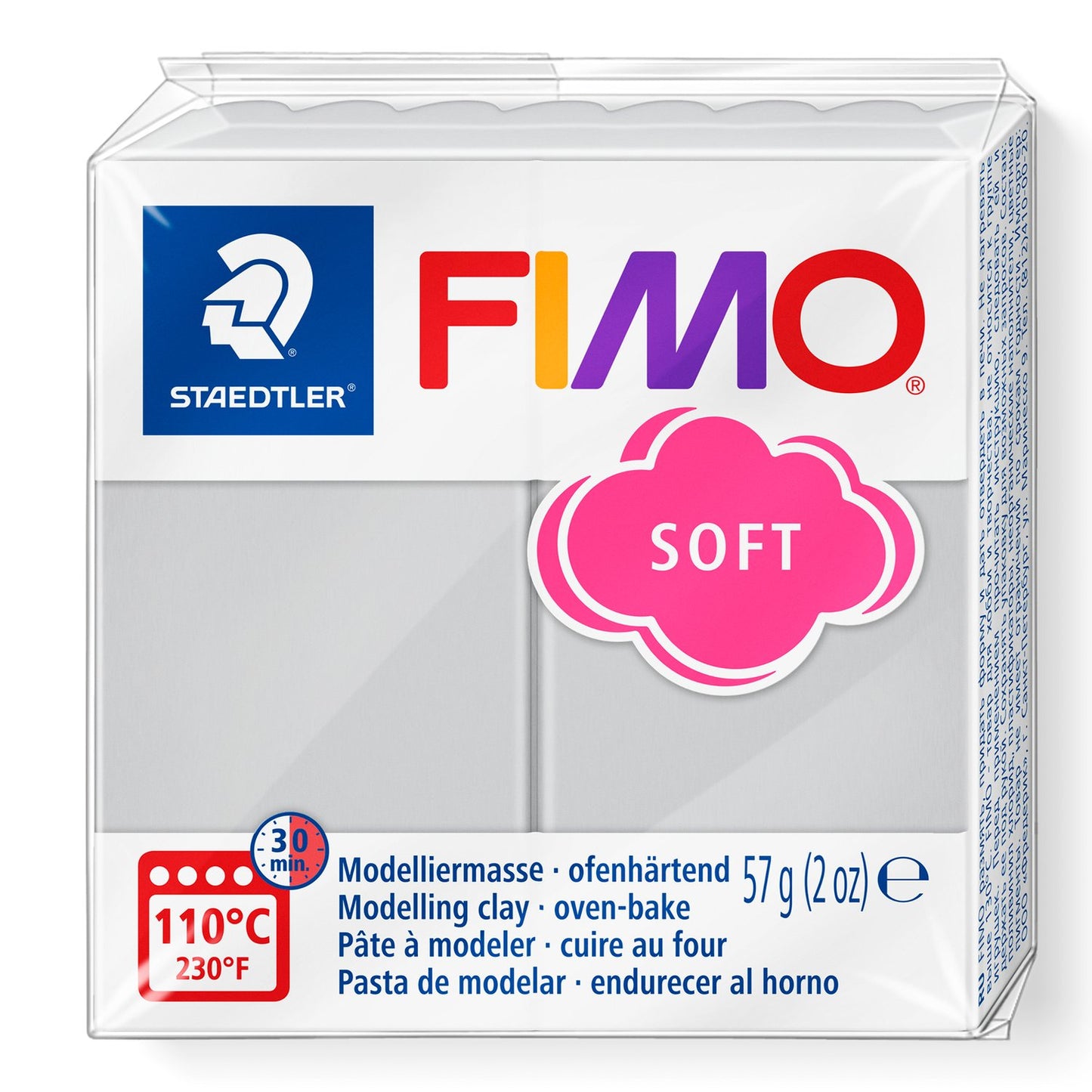 Staedtler 8020-80 08 Staedtler Clay,Mdlng,Fimo,56g,Dolphn Gry