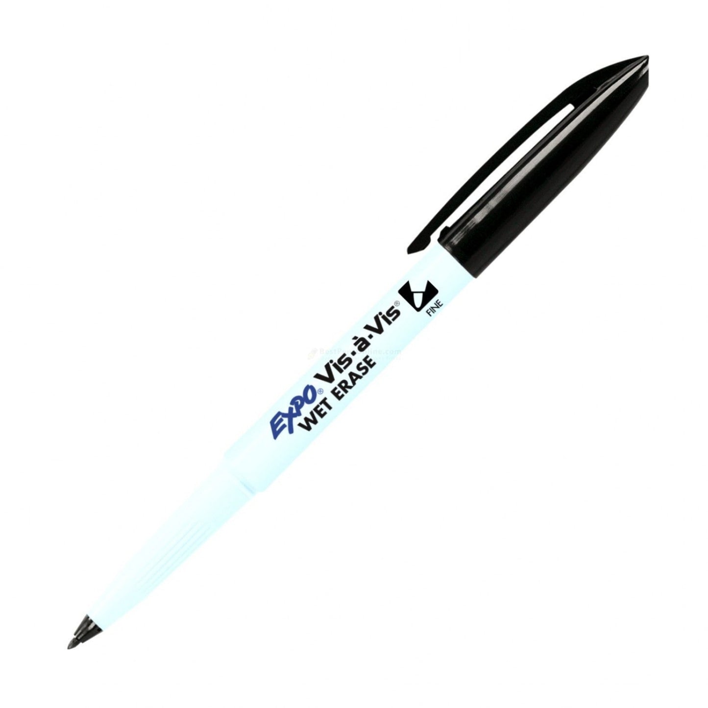 Expo Vis-A-Vis Transparency Marker, Fine, Black