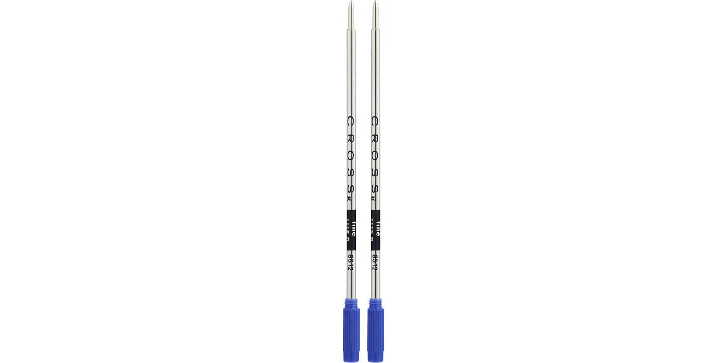 Cross 8512-2 Refill, Ballpoint Fine Blue 2 Pk