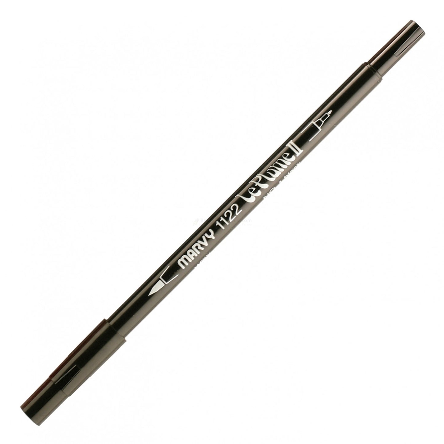 Marvy Le Plume Ii Double Ended Watercolor Marker, Black
