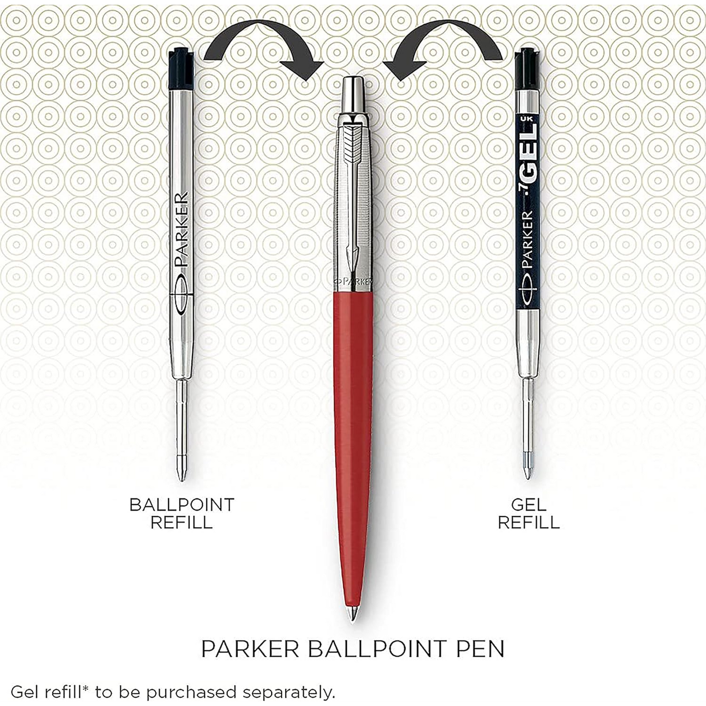 Parker Jotter Chelsea Orange CT Ball Point Pen M Blue GB