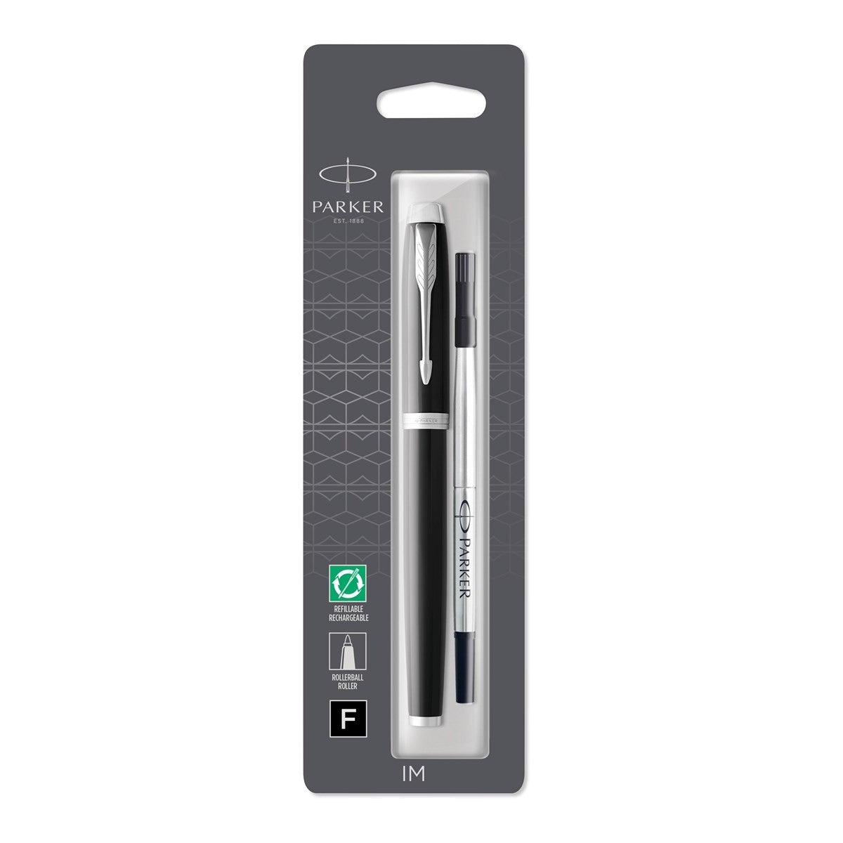 Parker IM Premium Black CT Roller Ball F.Black BL1