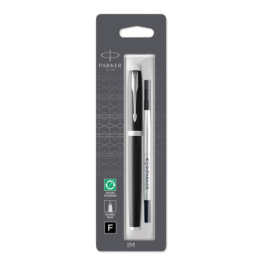 Parker IM Premium Black CT Roller Ball F.Black BL1