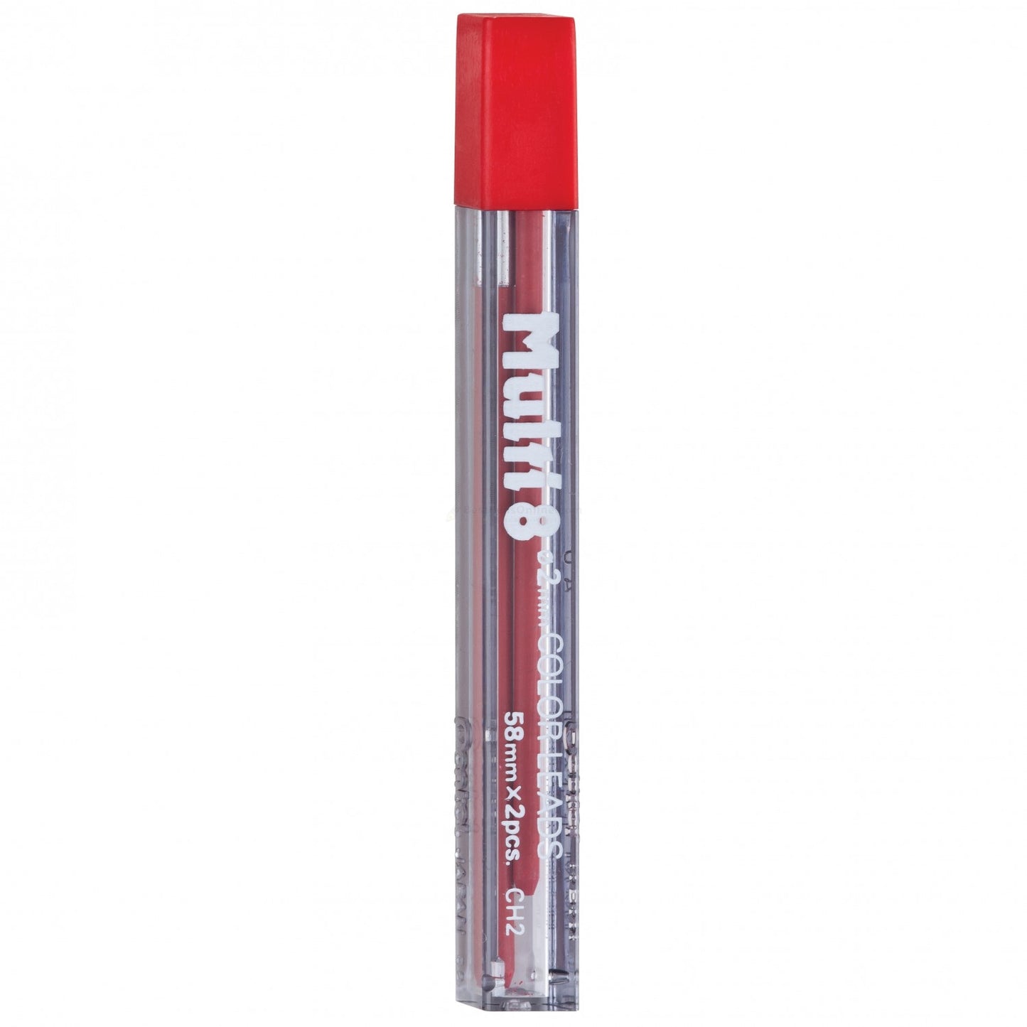 Pentel Multi 8 Color Leads, 2Mm Red