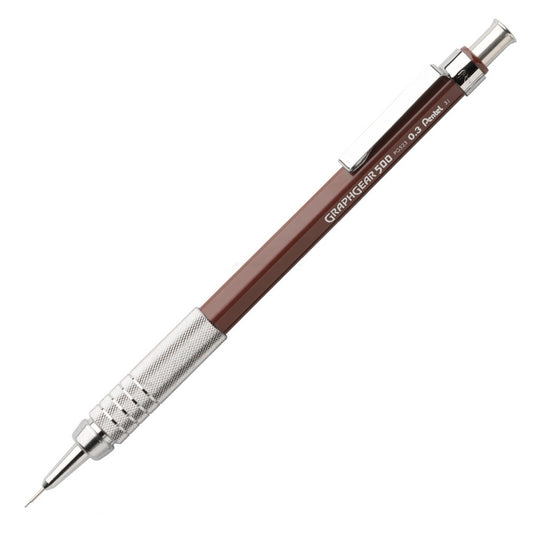 Pentel Graph Gear 500 Automatic Drafting Pencil 0.3Mm Brown Barrel