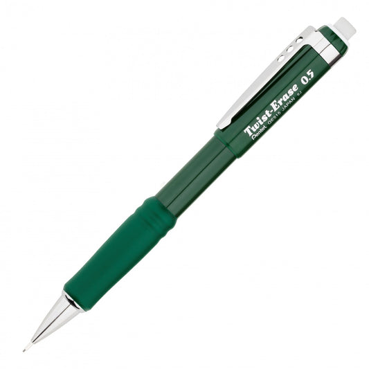 Pentel Twist-Erase Iii Automatic Pencil 0.5Mm Green Barrel