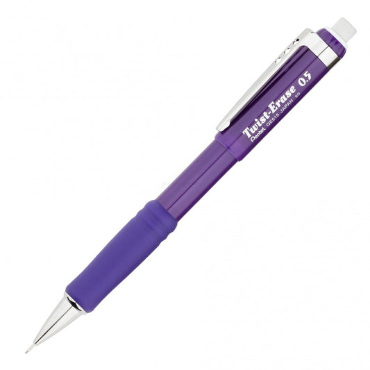 Pentel Twist-Erase Iii Automatic Pencil 0.5Mm Violet Barrel