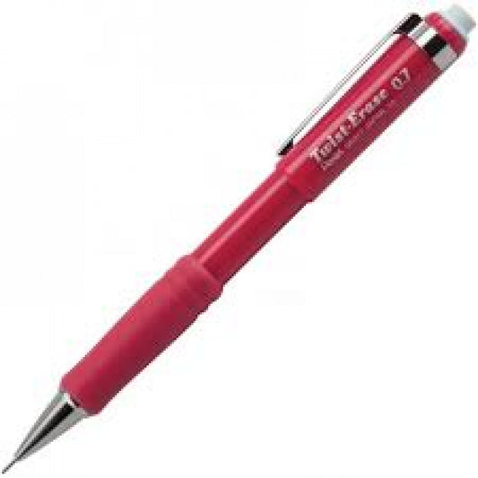 Pentel Twist-Erase Iii Pencil 0.7Mm, Red