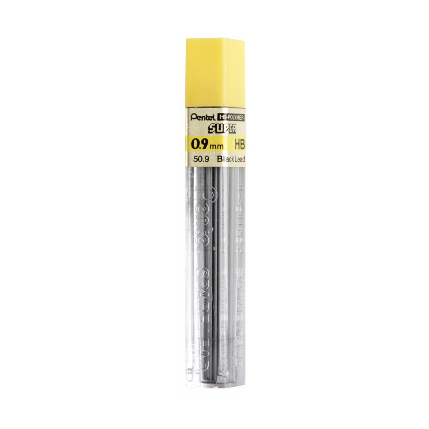 Pentel 50-9-HB Super Hi-Polymer 0.9mm Thick Lead 15/pk