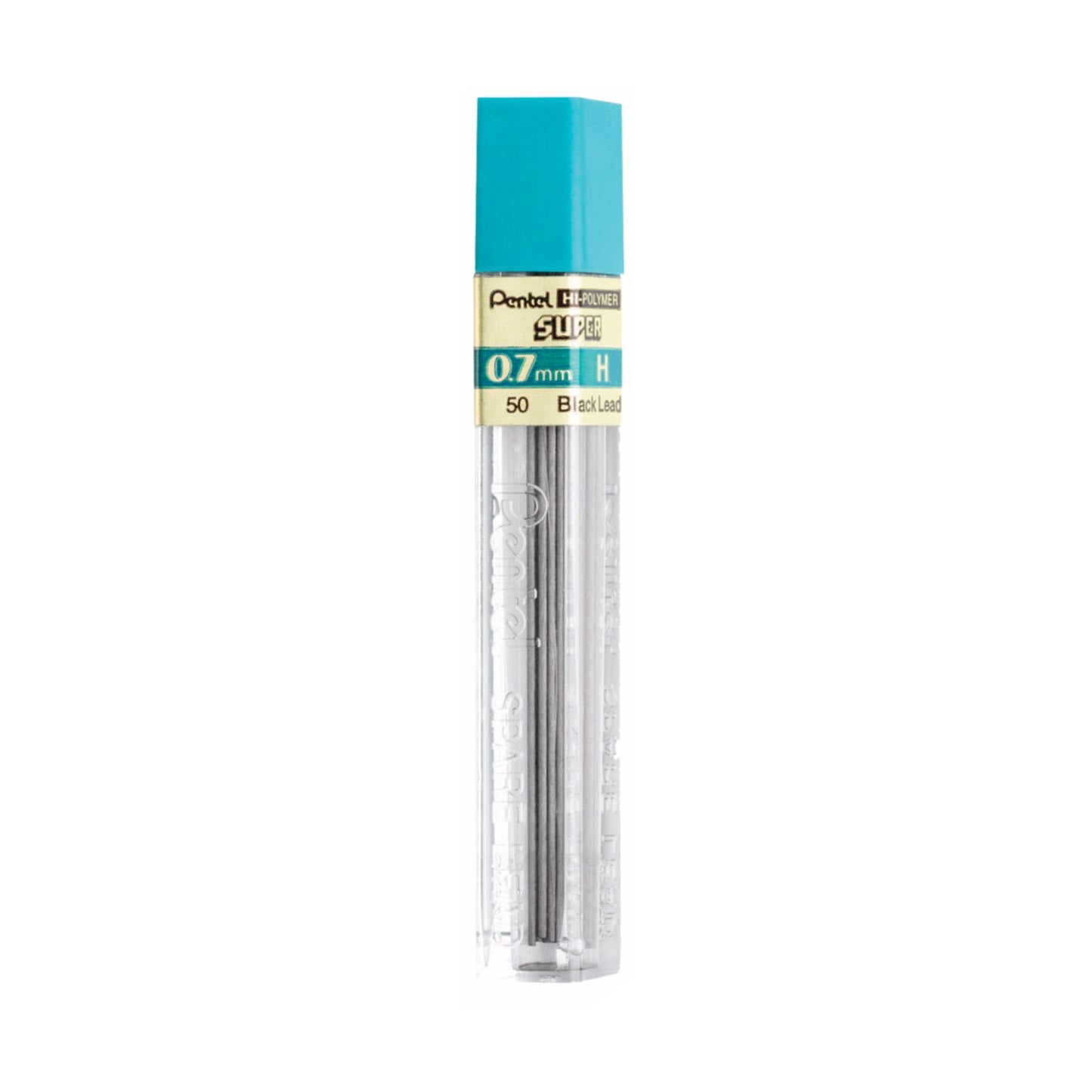 Pentel 50-H Super Hi-Polymer 0.7mm Medium Lead 12/pk