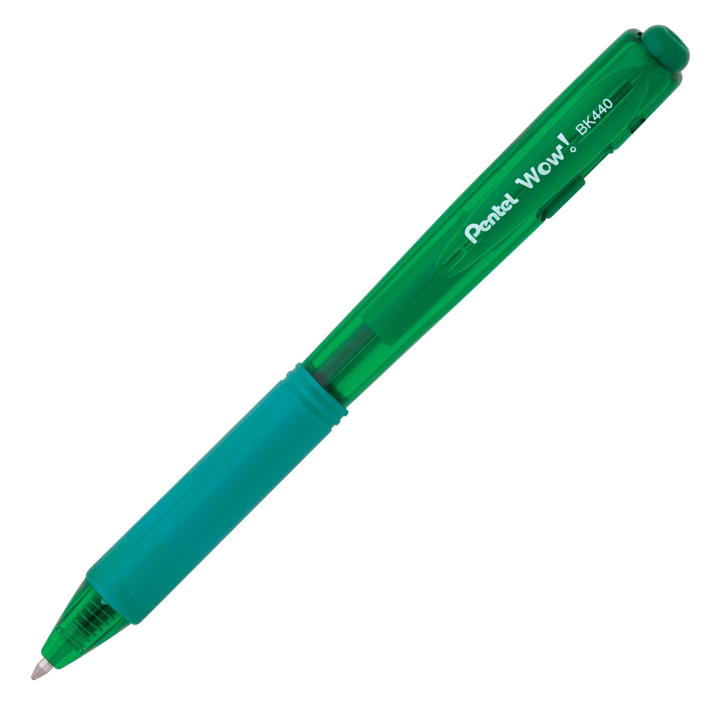 Pentel BK440-D Wow! Med Retractable Tip, Green