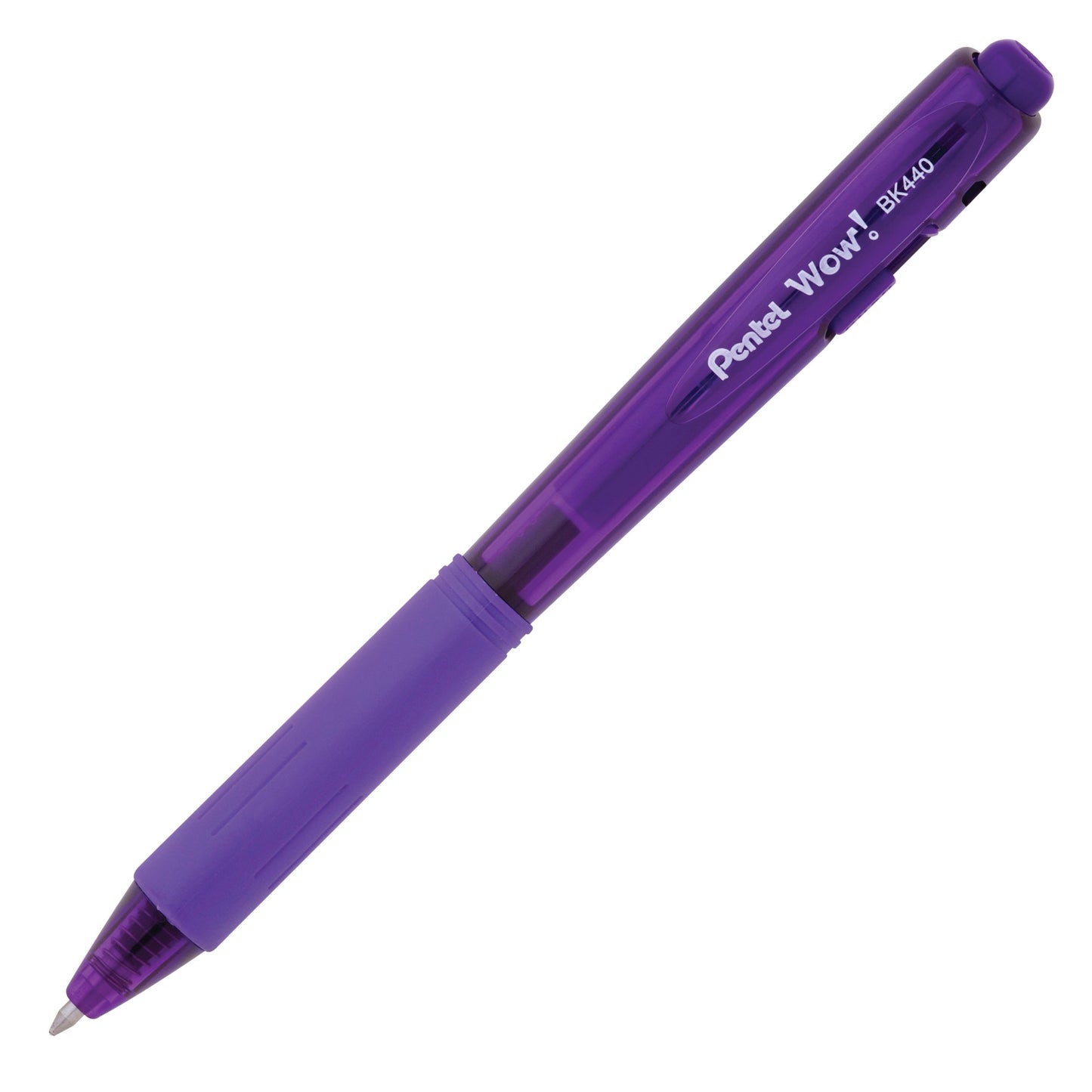 Pentel BK440-V Wow! Med Retractable Tip, Violet