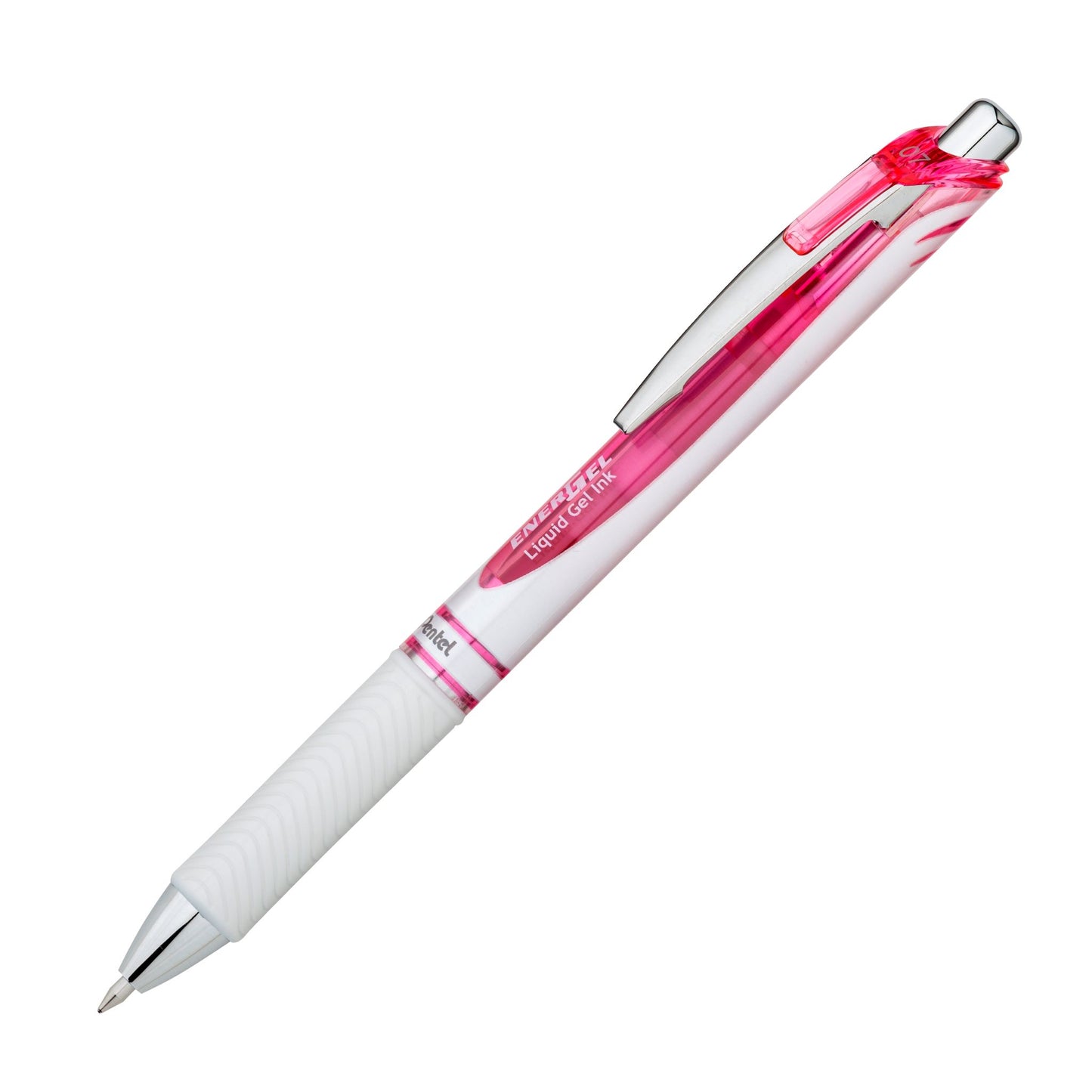 Pentel BL77PW-P EnerGel Pearl Deluxe RTX 0.7mm Pink Accent, Pink Ink