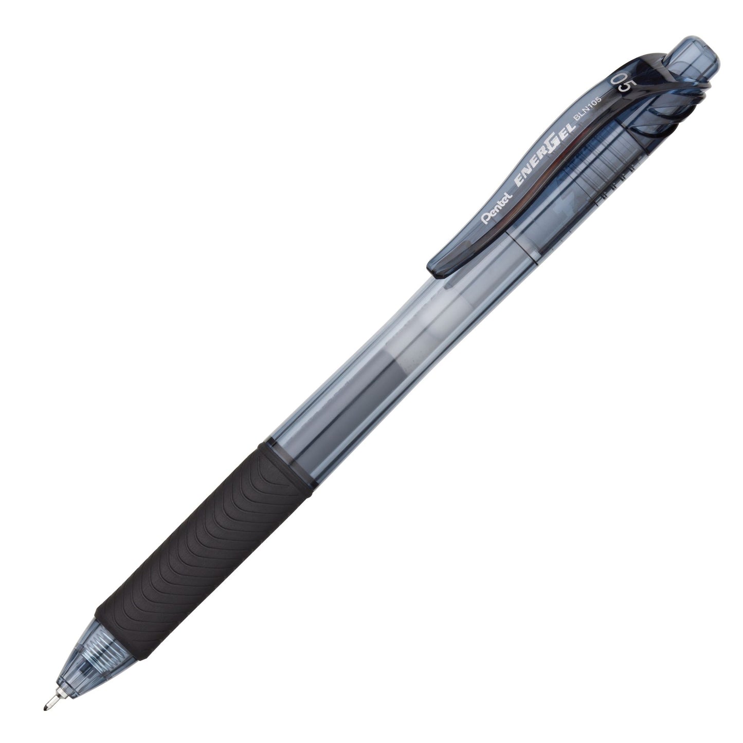 Pentel BLN105-A EnerGel-X Retractable Liquid Gel Pen (0.5mm) Needle Tip - Black Ink