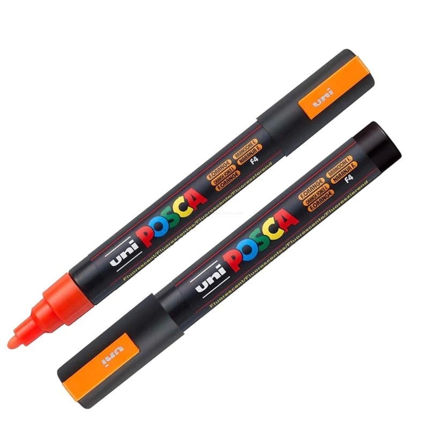 Uni Ball 98063 Uni-Posca Pc-5M Water Based Paint Marker, Med, Fl Orange