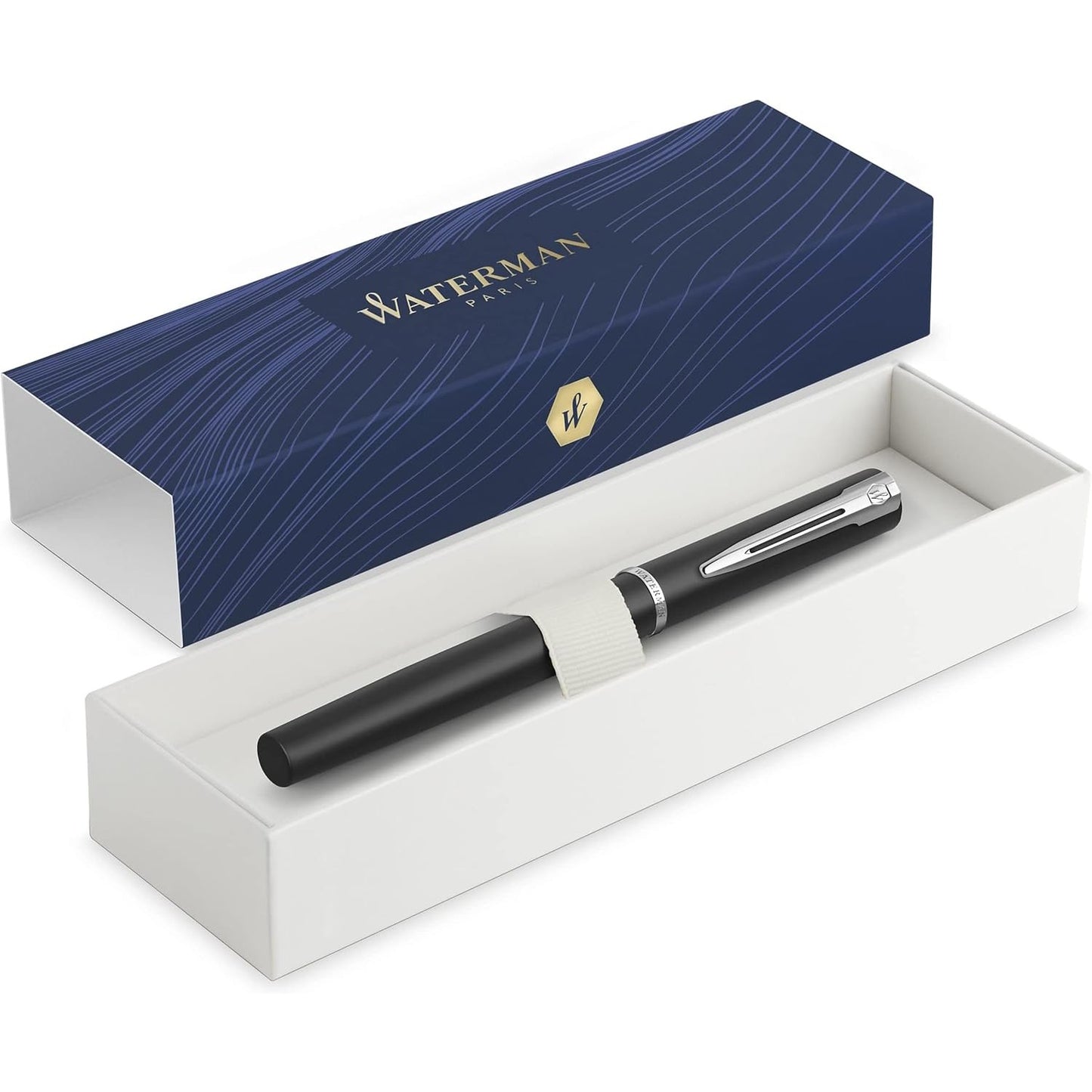 Waterman Graduate Allure Black Fountain Pen F GB