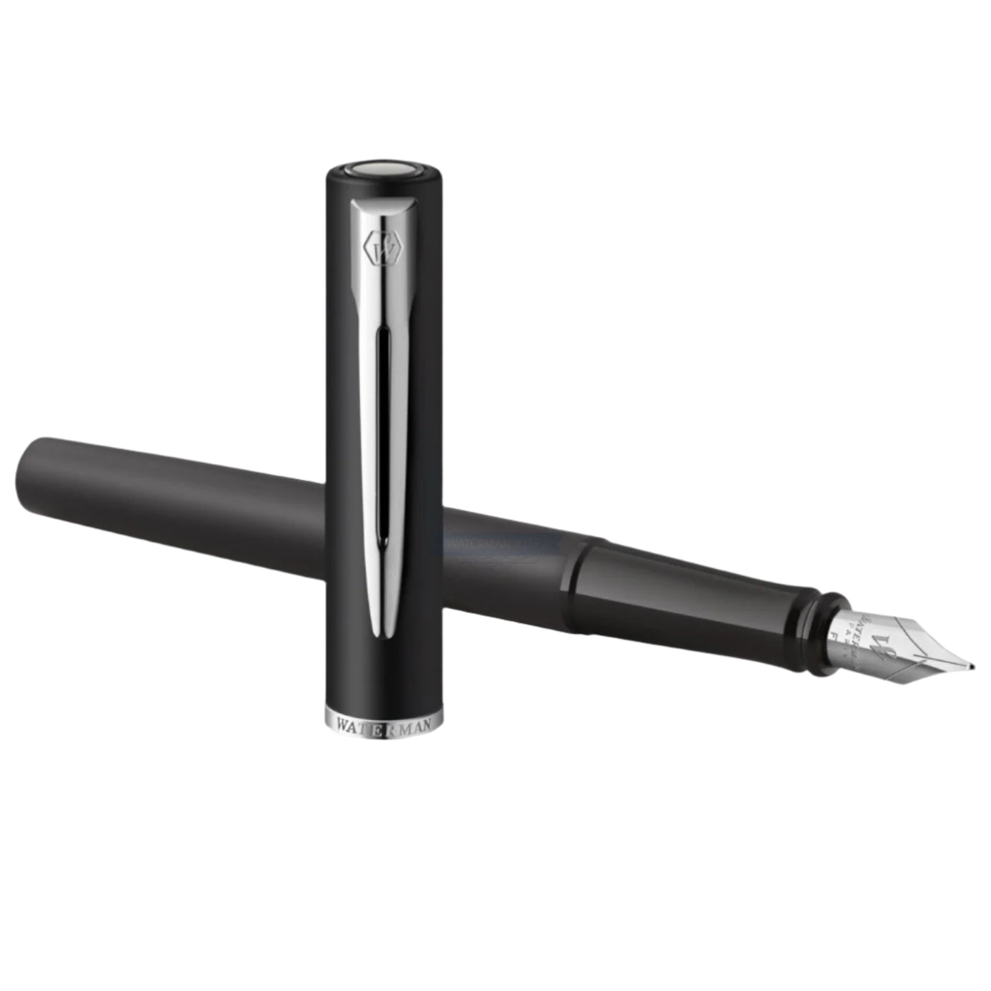 Waterman Graduate Allure Black Fountain Pen F GB