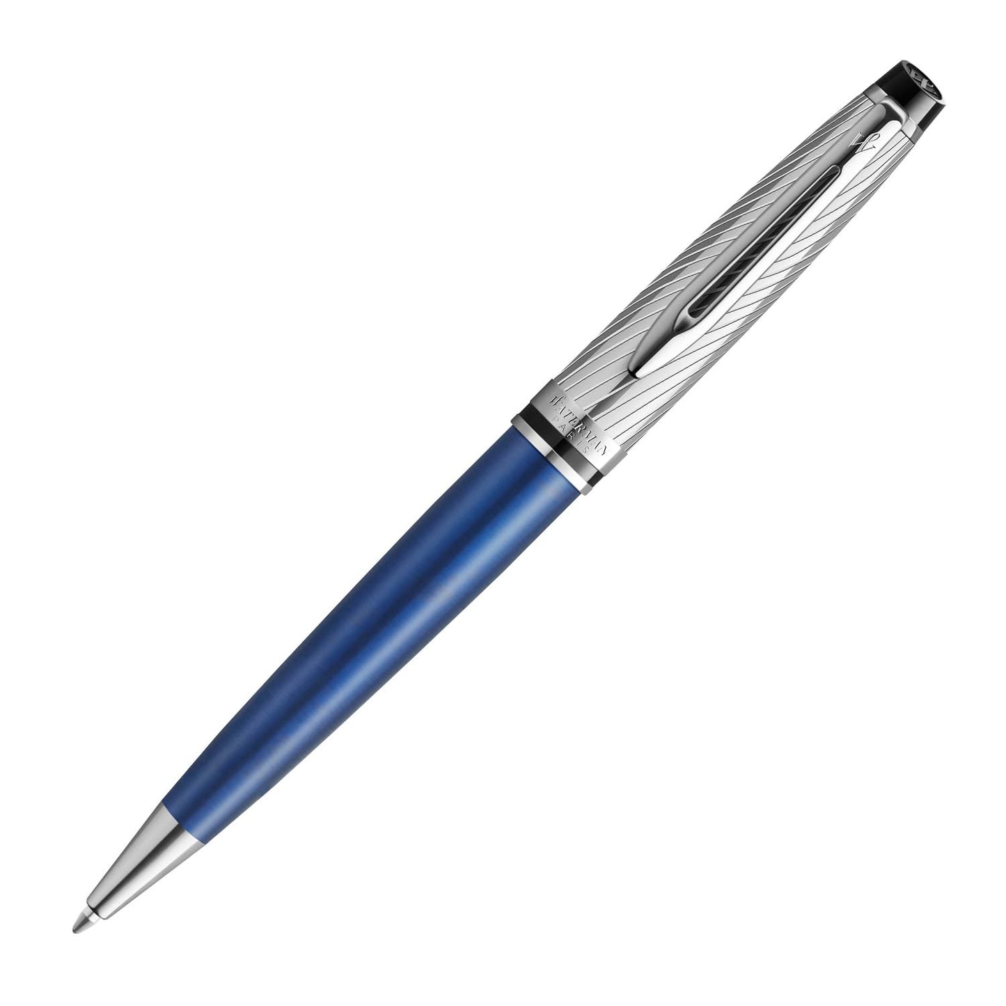 Waterman Expert3 MTLC Blue CT Ball Point Pen F Black TB