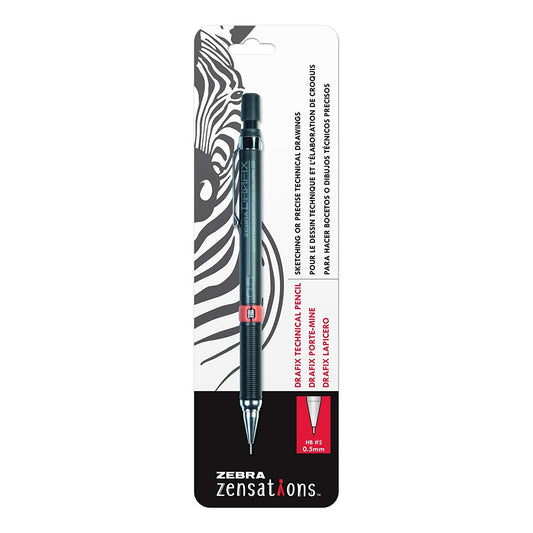 Zebra 05311 Zensations Drafix Technical Pencil 0.5mm HB #2 1Pk