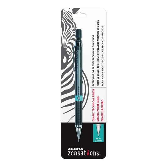 Zebra 05611 Zensations Drafix Technical Pencil 0.9mm HB#2 1Pk