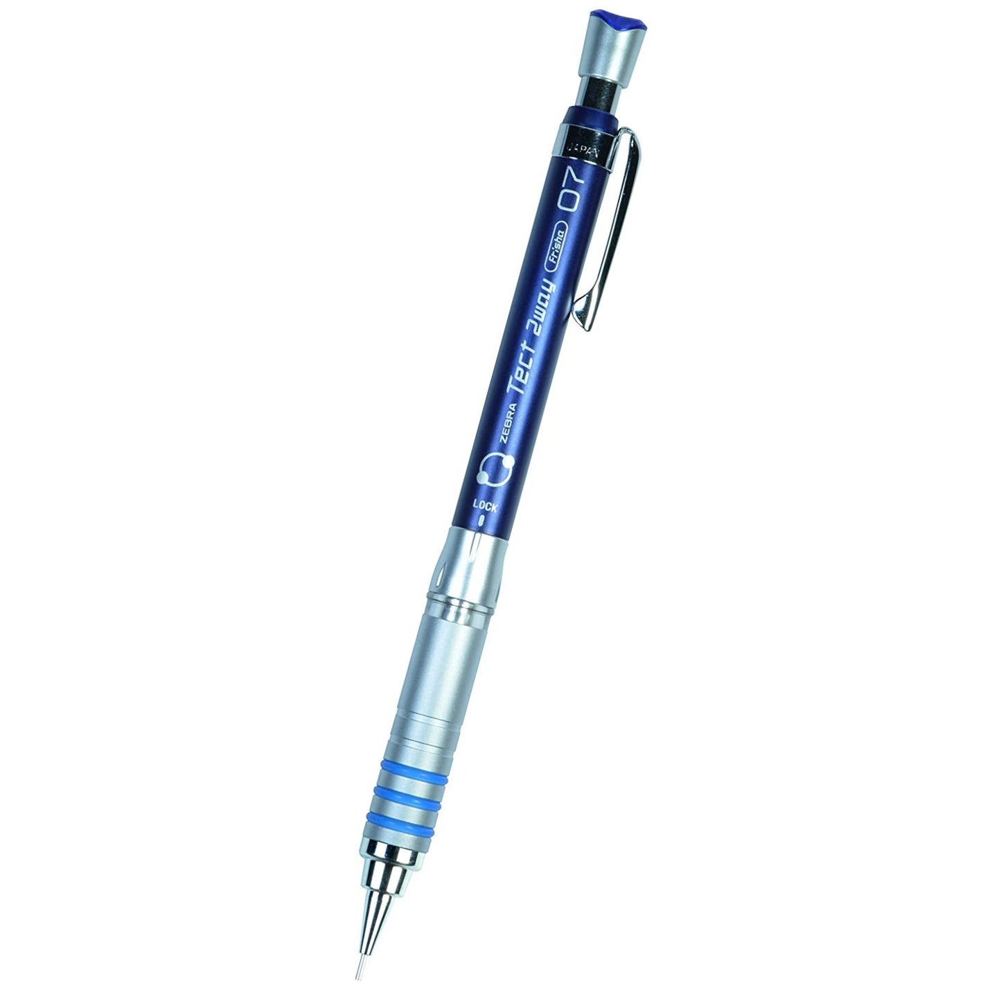 Zebra 06211 Zensations Tect 2way 1000 Technical Pencil 0.7mm Blue 1Pk