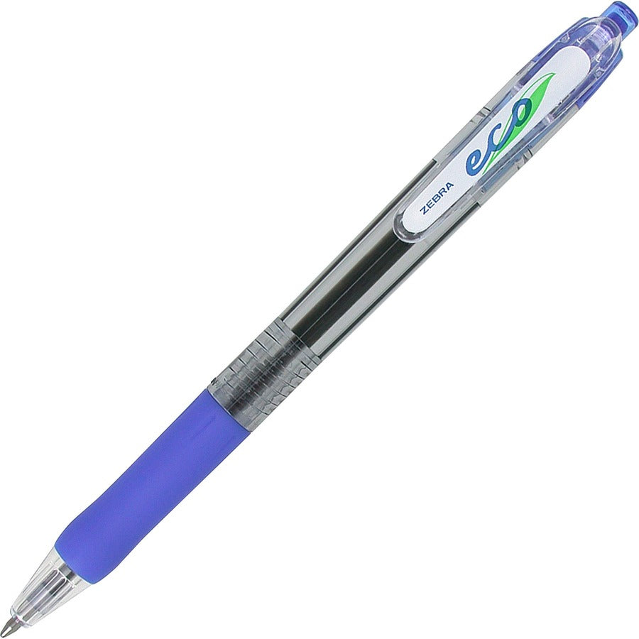 Zebra 22520 Jimnie Clip Eco Retractable Ballpoint 1.0mm Blue