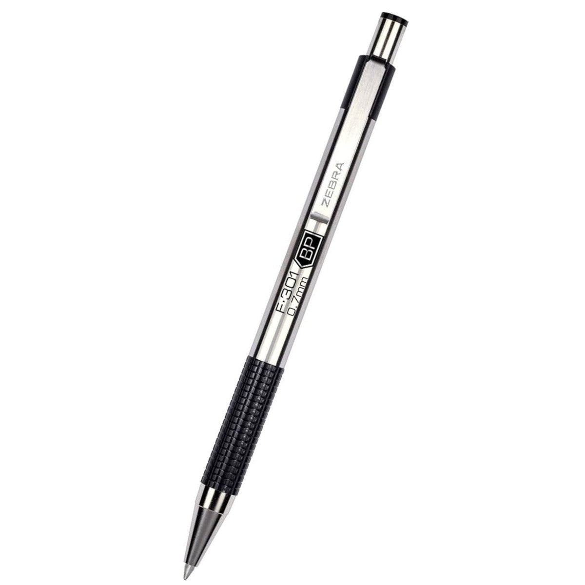 Zebra 27114 F-301 Retractable Ballpoint 0.7mm Black 4pk