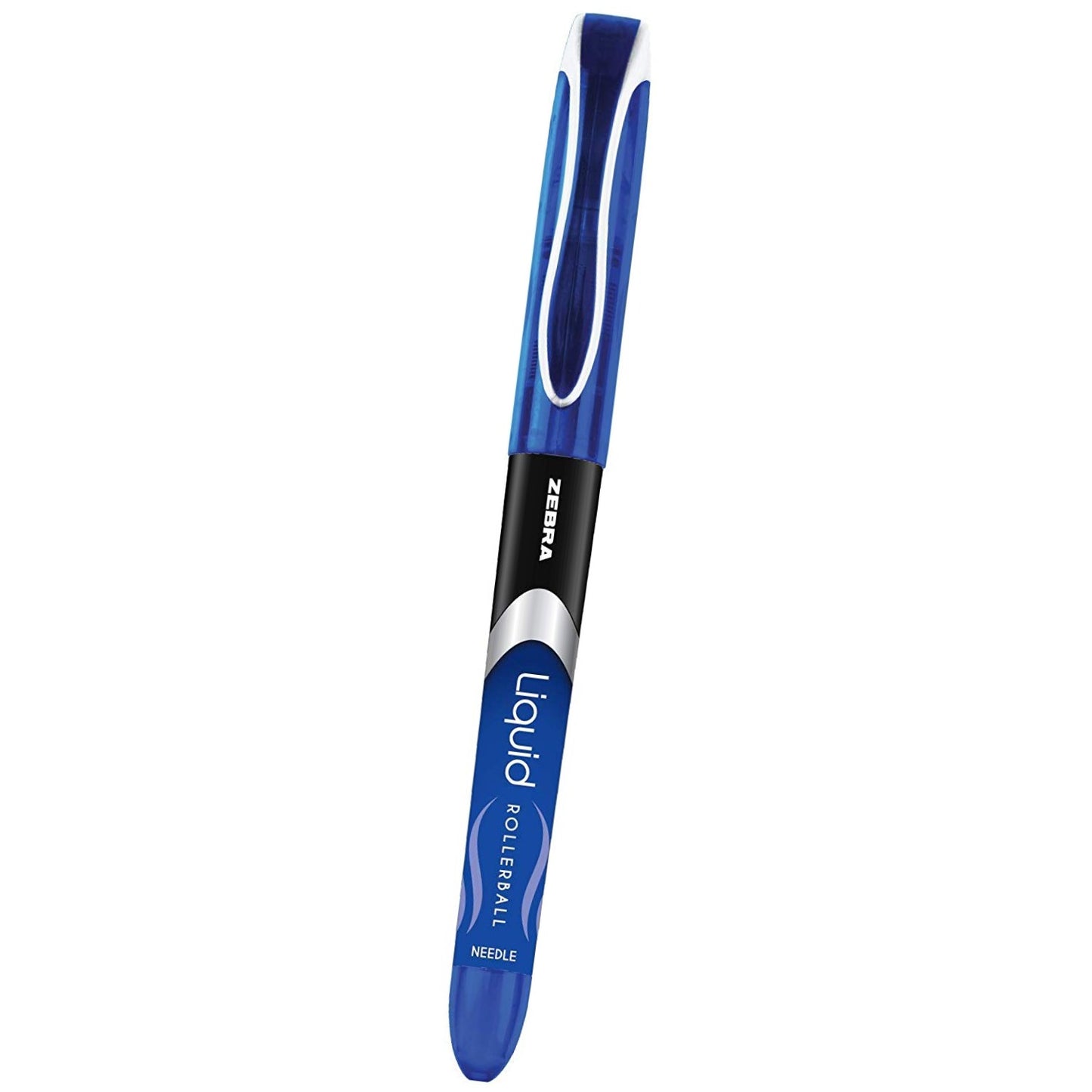 Zebra 44420 Zebra Liquid Rollerball Needle 0.5mm Blue Dozen