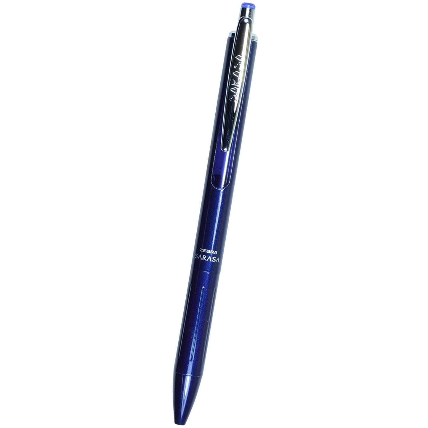 Zebra 45211 Sarasa Grand Retractable 0.7mm Navy Barrel/Black Ink 1pk
