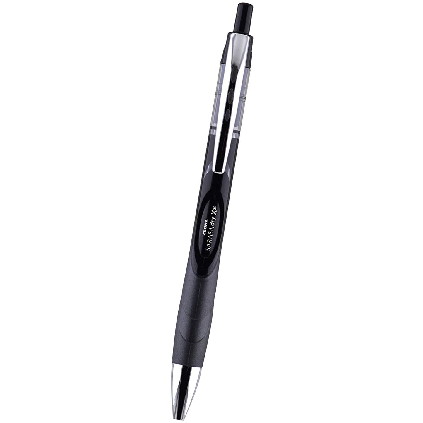 Zebra Sarasa Dry X30 Gel Retractable RDI Pen 0.7mm Med, Black