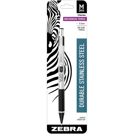 Zebra 54011 M-301 Mechanical Pencil 0.5mm Black 1pk