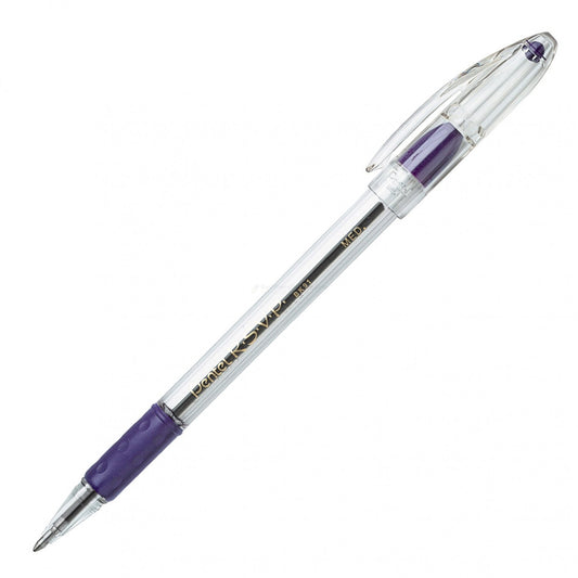 Pentel Rsvp Ball Point Pen, Med Violet