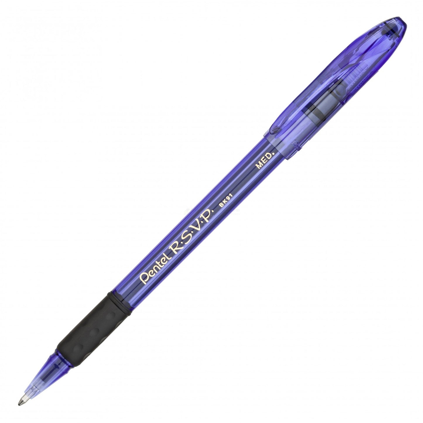 Pentel Rsvp Razzle Dazzle Med Ball-Point, Purple Passion Barrel