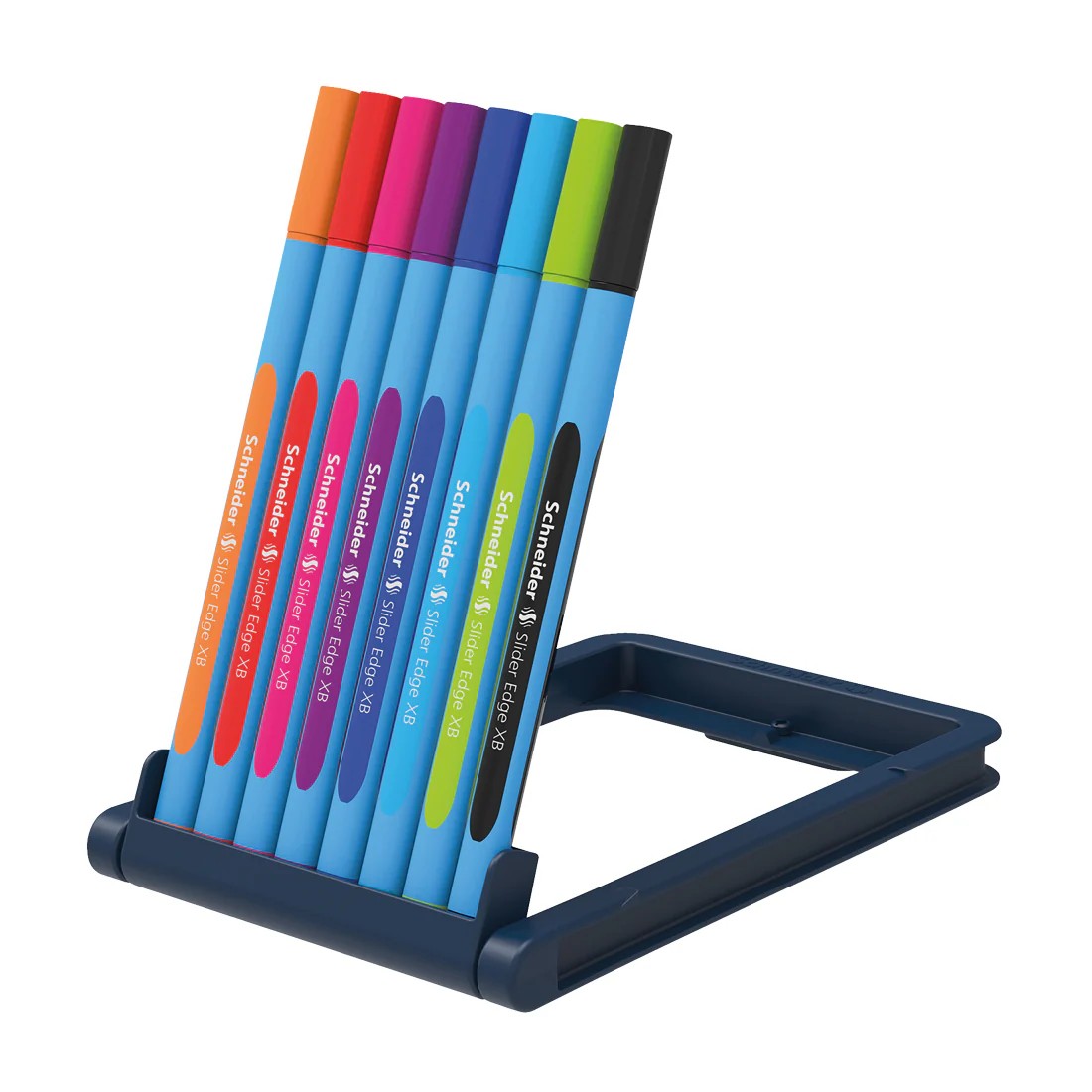 SCHNEIDER SLIDER EDGE, BALLPOINT PEN, CASE STAND X 8, XB