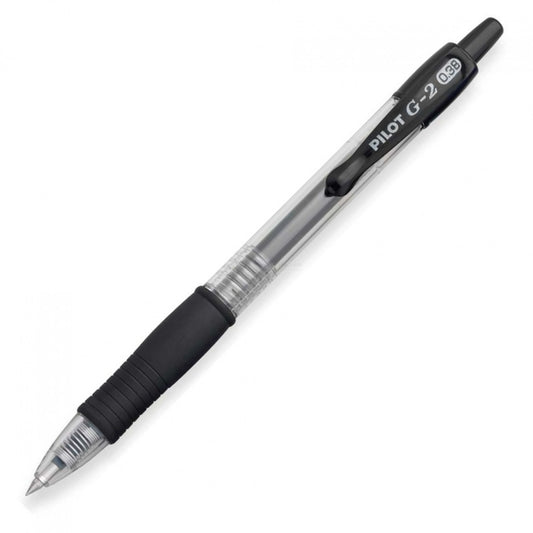 Pilot G2-3 G2 Rt Gel Rb, Black, Ultra Fine