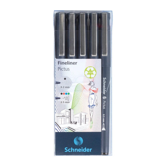 SCHNEIDER FINELINER PICTUS WALLET 5 PIECES