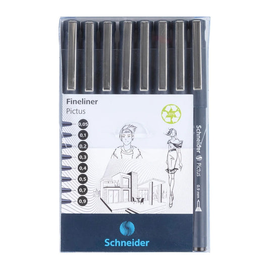 SCHNEIDER FINELINER PICTUS WALLET 8 PIECES