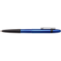 Fisher Blueberry Bullet Space Pen With Matte Black Finger Grip & Clip