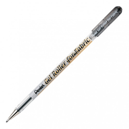 Pentel Gel Roller For Fabric, Black